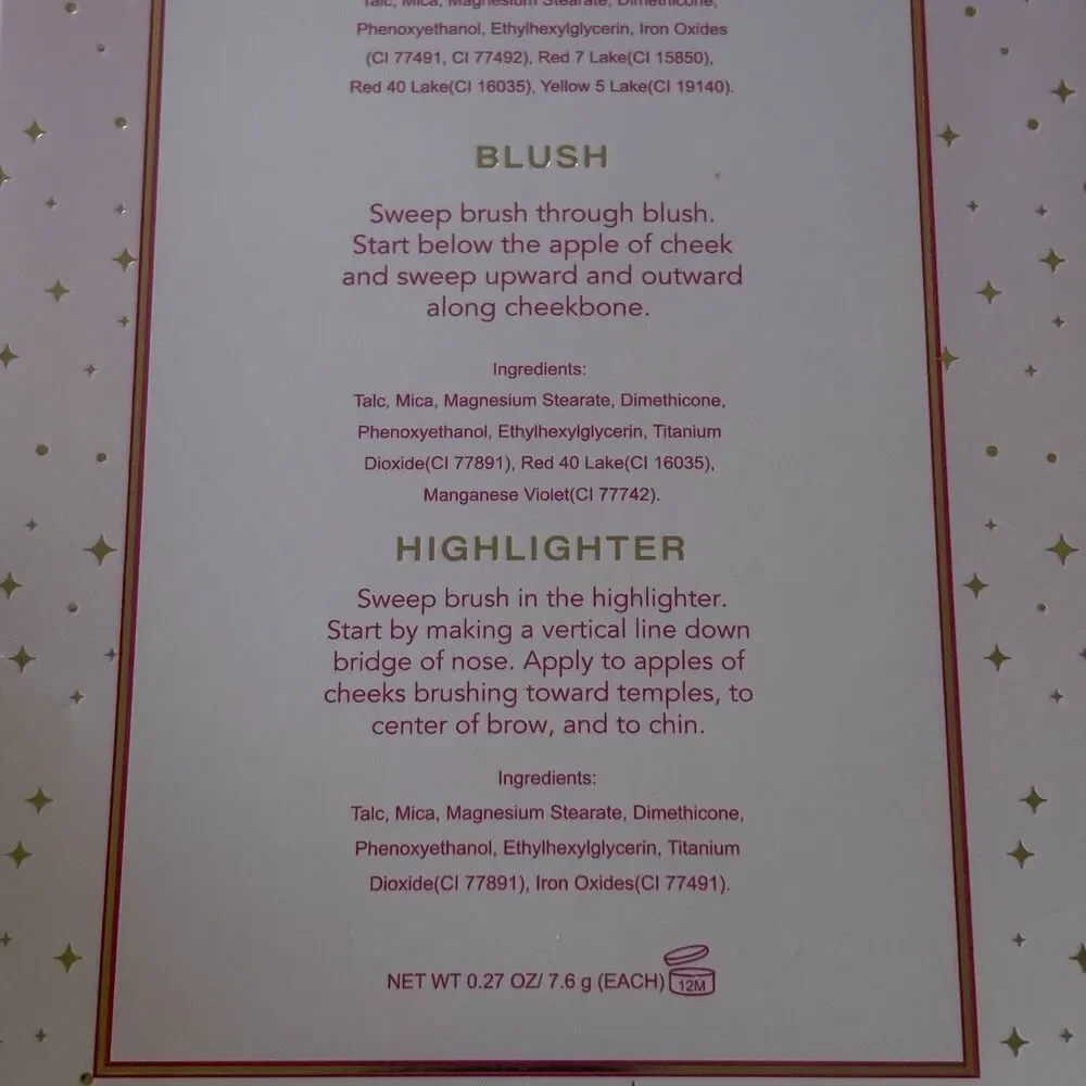 Nicole Miller Contour Set Complexion Trio‎ Blush, Illuminator, Highlighter. NEW